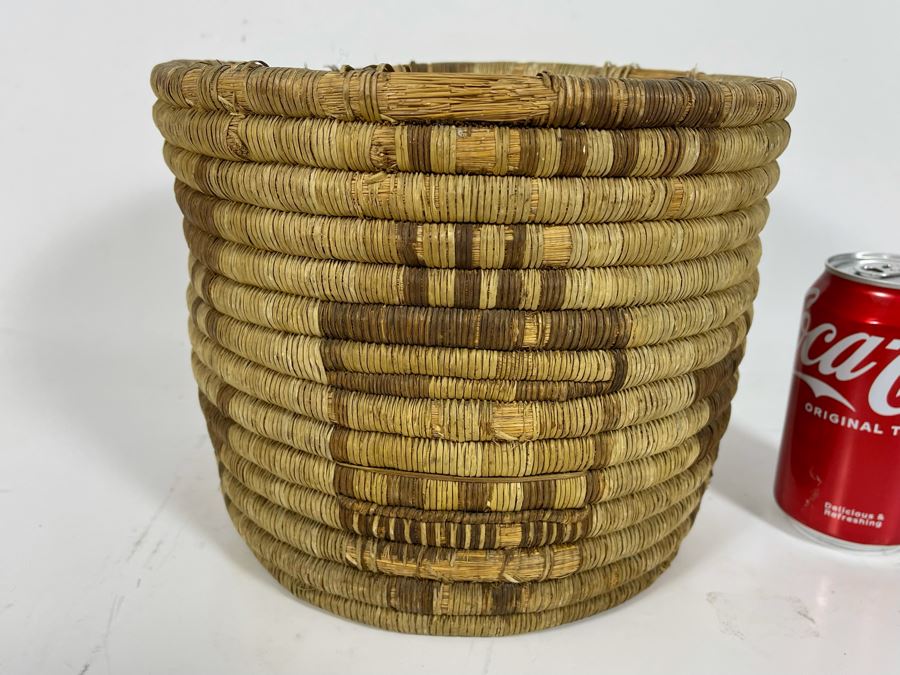 Vintage Native American Basket With Some Damage 9.5W X 8H [Photo 2]