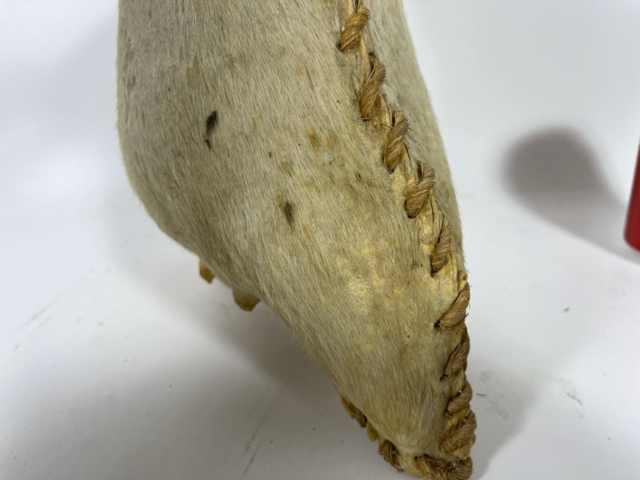 Handmade Rawhide Basket 9.5W X 11H [Photo 4]