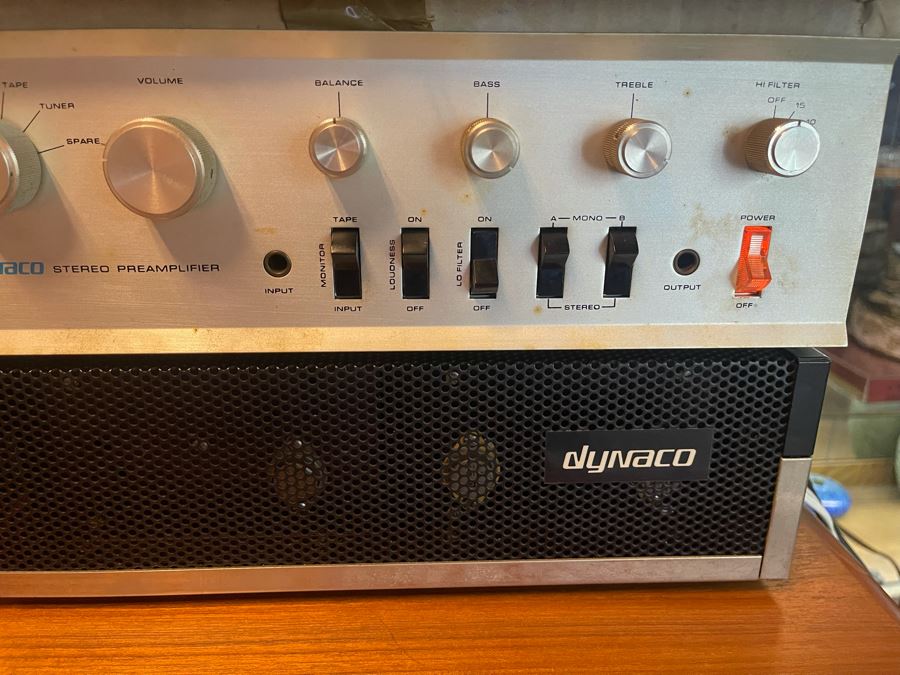 Dynaco Solid State Preamplifier And Power Amplifier With Original Boxes Tested Working [Photo 4]