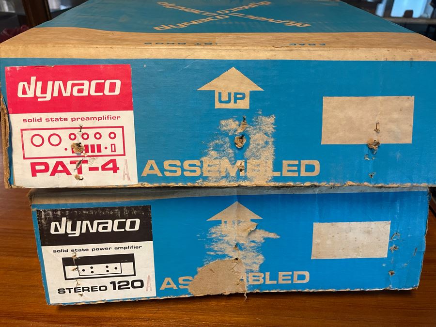 Dynaco Solid State Preamplifier And Power Amplifier With Original Boxes Tested Working [Photo 8]