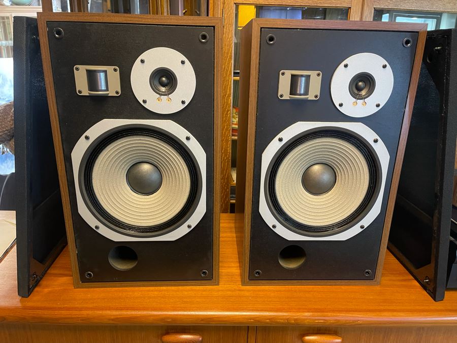Pioneer HPM-40 3-Way Speakers Tested Working