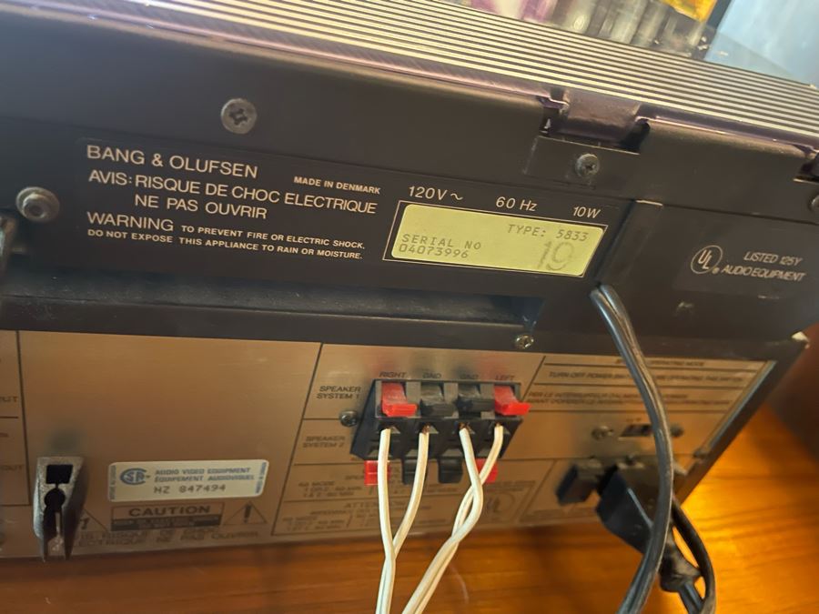 Bang & Olufsen Turntable System Record Player Beogram RX 2 Plus Harman/Kardon Stereo Receiver HK3300 Tested Working [Photo 9]