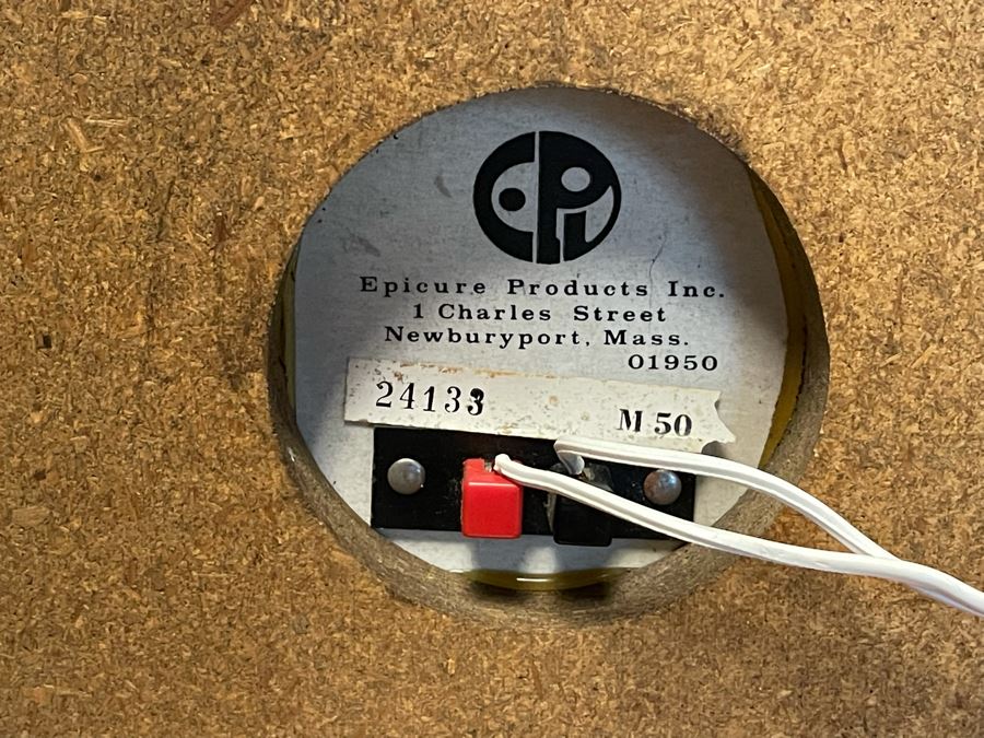 EPI Epicure Products Inc Bookshelf Speakers M50 Mighyt Mite Tested Working [Photo 3]
