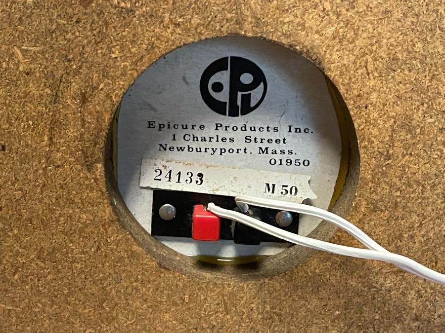 EPI Epicure Products Inc Bookshelf Speakers M50 Mighyt Mite Tested Working [Photo 4]
