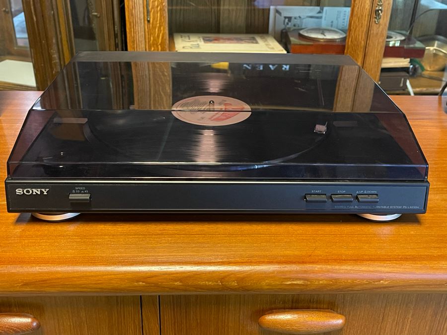 Sony PS-LX250H Automatic Stereo Turntable System - Black shops Record Player Tested