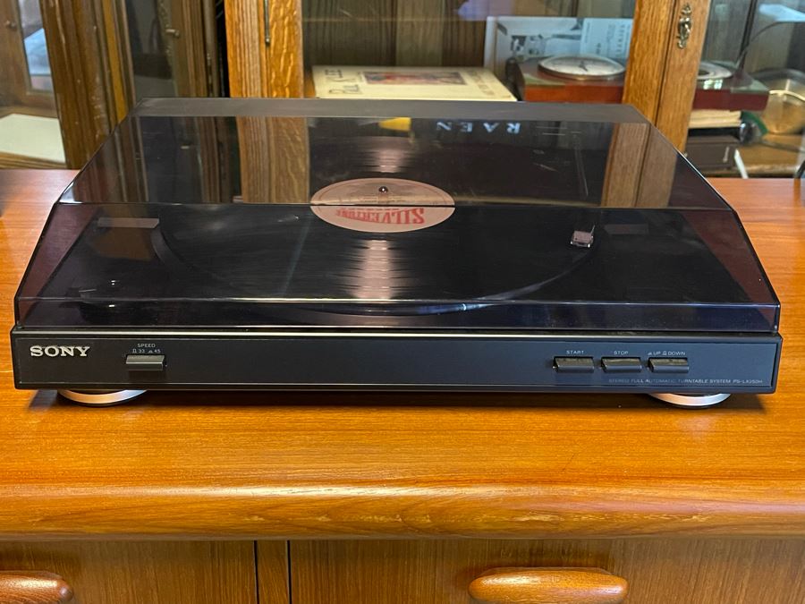 SONY Automatic Turntable System PSLX250H Record Player Tested Working