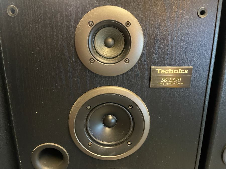 Pair Of Technics SB LX 3 Way Speakers Tested Working