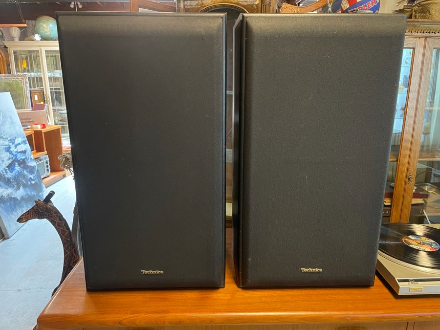 Pair Of Technics SB-LX70 3 Way Speakers Tested Working [Photo 4]