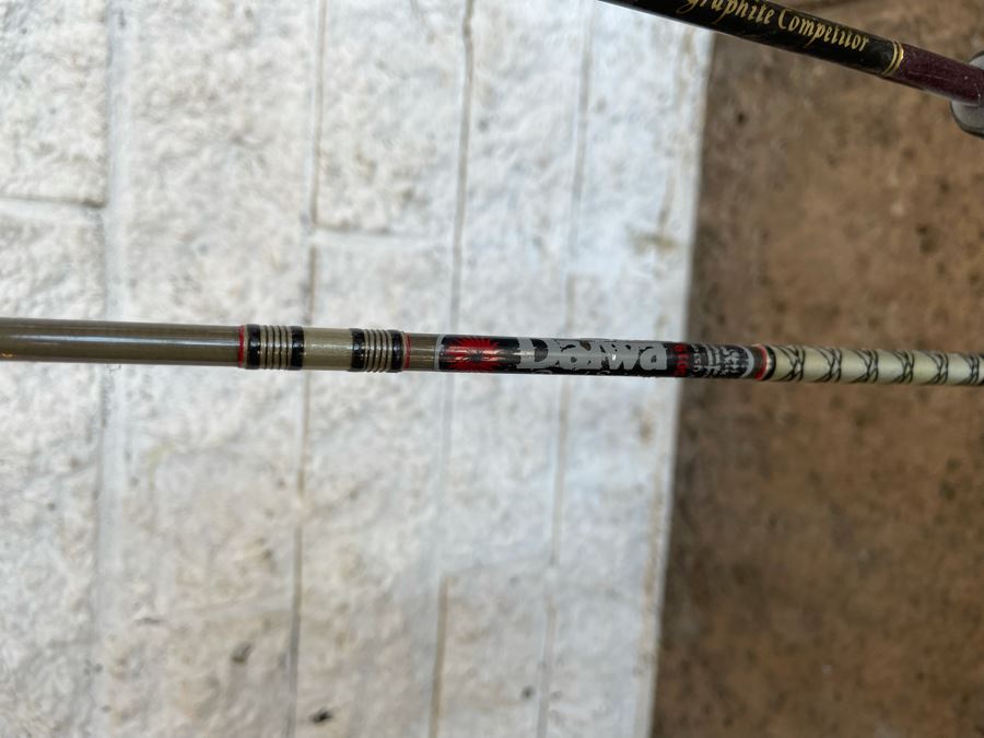 Collection Of Fishing Poles Including (1) Penn Power Stick And (2) Pacifica Graphite Fishing Poles - See Photos [Photo 7]