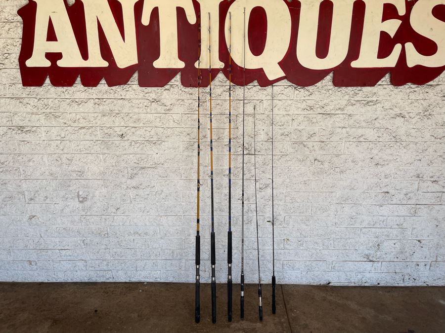 Collection Of Fishing Poles Including (1) Penn Power Stick And (2) Pacifica Graphite Fishing Poles - See Photos [Photo 3]