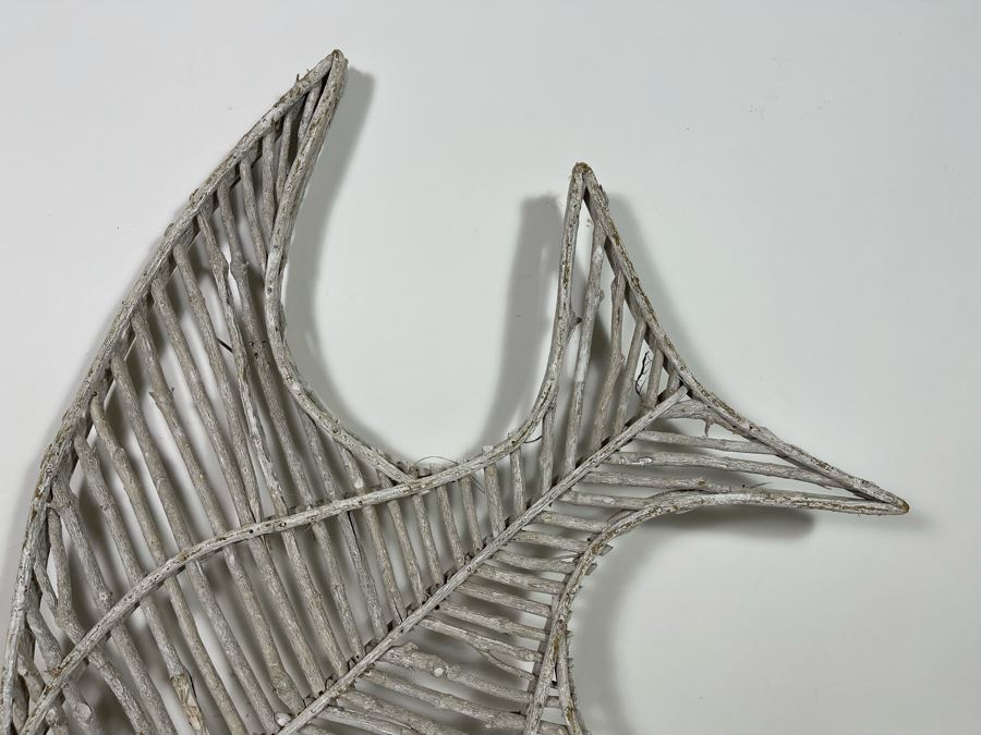 Large Handmade Fish Made From Sticks Wall Decor 28W X 29H [Photo 4]