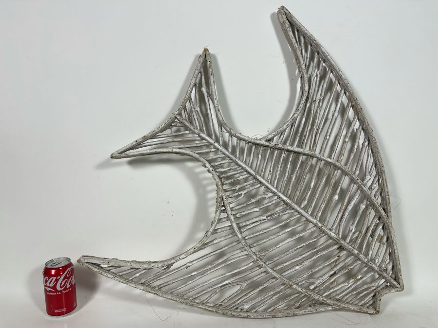 Large Handmade Fish Made From Sticks Wall Decor 28W X 29H [Photo 5]
