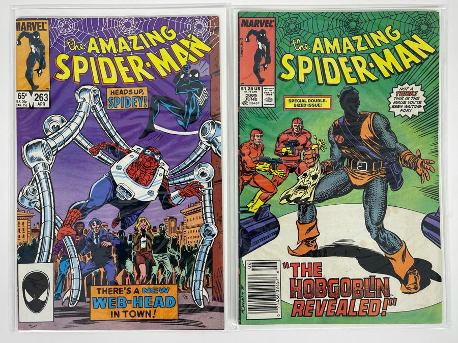 Vintage Comic Books: Marvel The Amazing Spider-Man 263,289