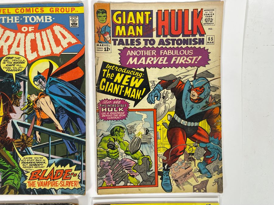 Vintage Comic Books Lot (Includes The Tomb Of Dracula #10 (1972) - First Appearance Of Blade The Vampire-Slayer) [Photo 5]