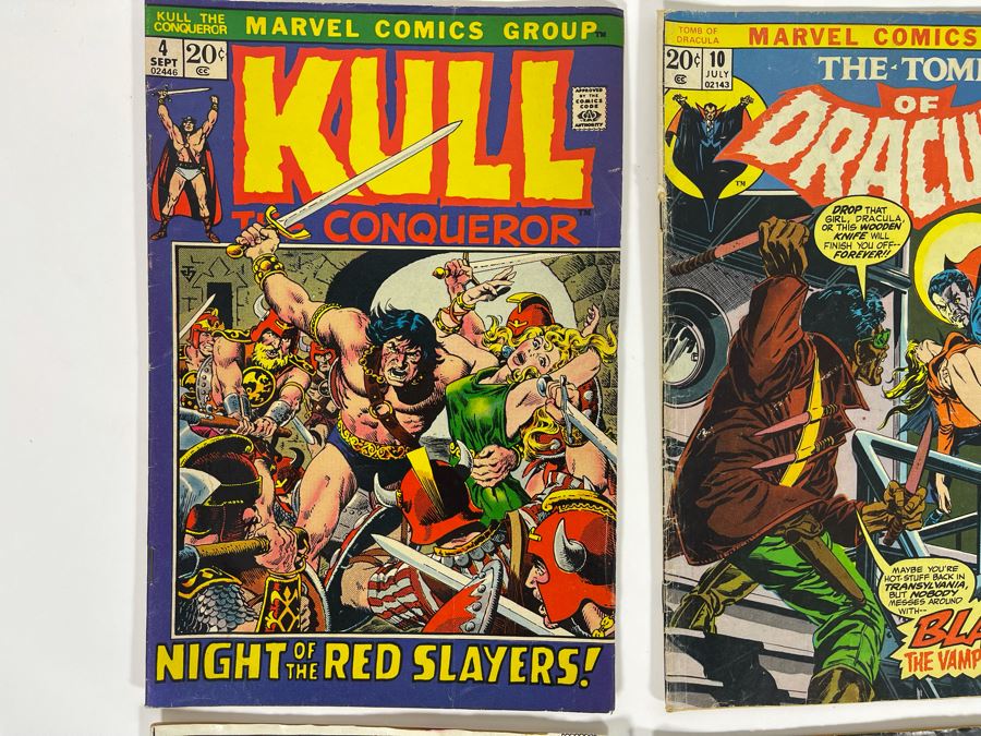 Vintage Comic Books Lot (Includes The Tomb Of Dracula #10 (1972) - First Appearance Of Blade The Vampire-Slayer) [Photo 3]