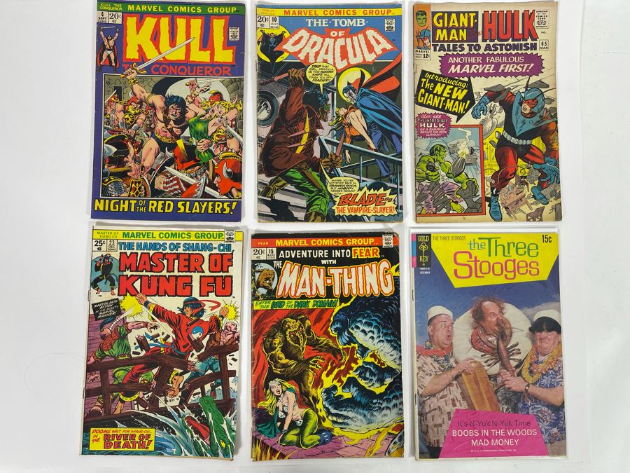 Vintage Comic Books Lot (Includes The Tomb Of Dracula #10 (1972) - First Appearance Of Blade The Vampire-Slayer) [Photo 2]