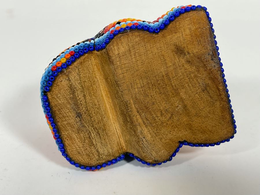 Huichol Beaded Miniature Jaguar Mexican Folk Art [Photo 7]