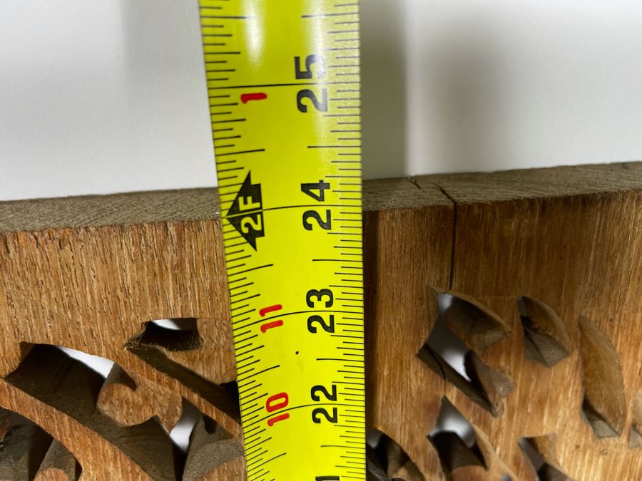 Vintage Relief Carved Wooden Panel 13.5 X 24 [Photo 9]