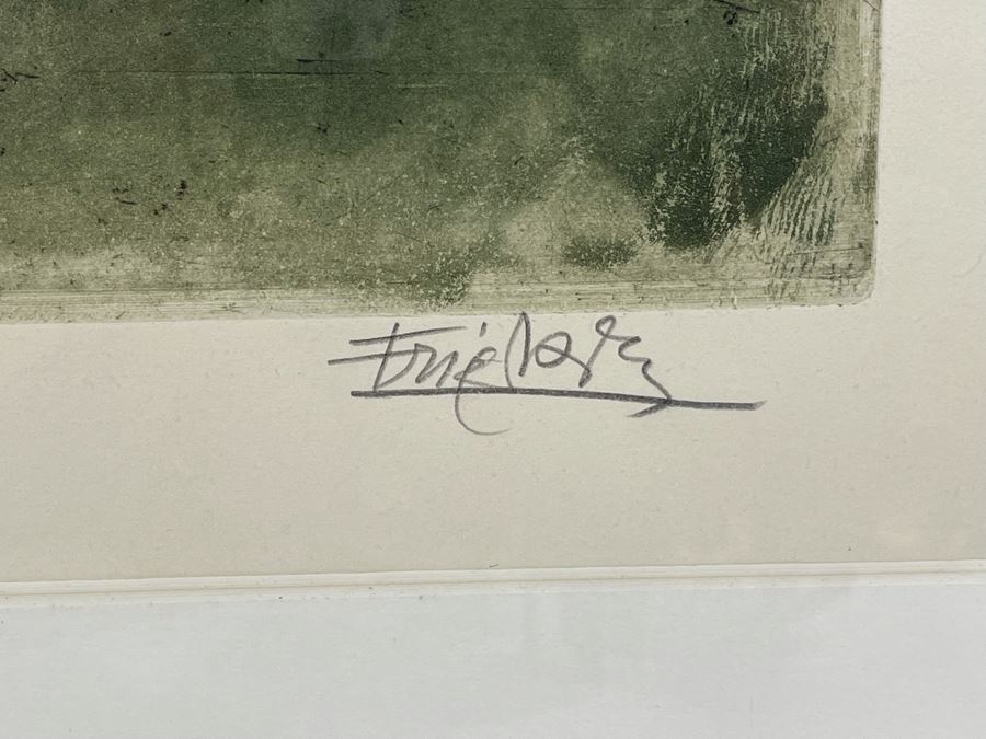 Modernist Abstract Hand Signed Johnny Friedlaender Lithograph Limited Edition 1 Of 95 Framed Frame Measures 33 X 44 [Photo 7]