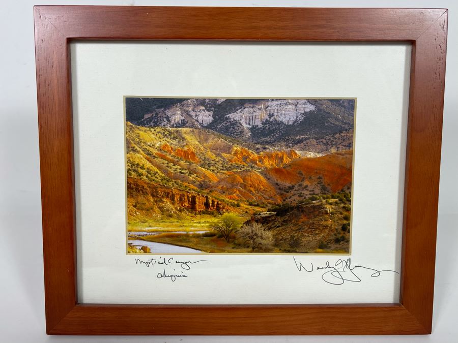 Framed Signed Photograph Of Mystical Canyon Arizona 11.5 X 9.5 [Photo 3]