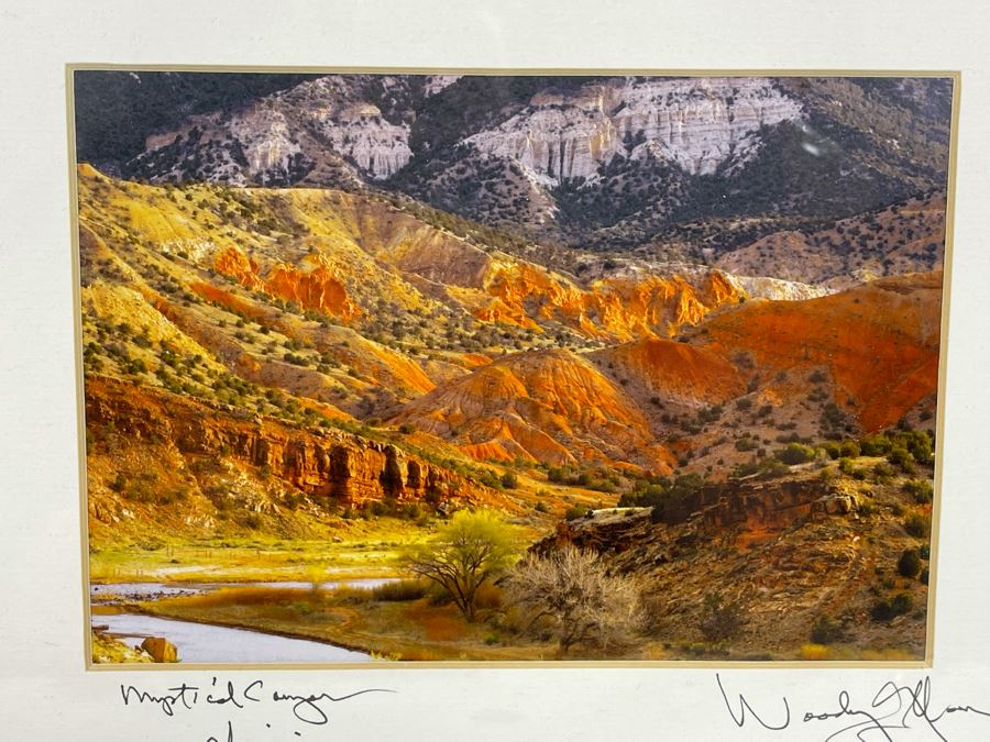 Framed Signed Photograph Of Mystical Canyon Arizona 11.5 X 9.5 [Photo 5]
