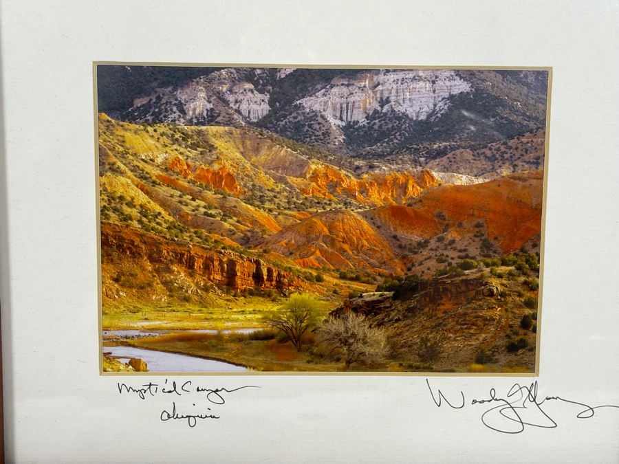 Framed Signed Photograph Of Mystical Canyon Arizona 11.5 X 9.5 [Photo 4]
