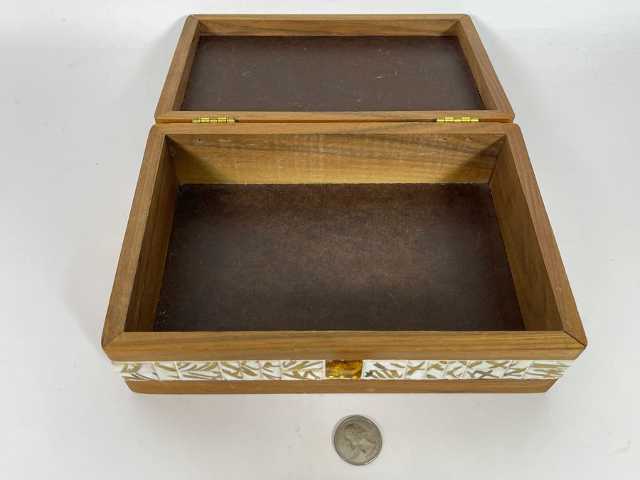 Vintage Handmade Box With Pistols On Top 9W X 6D X 3H [Photo 6]