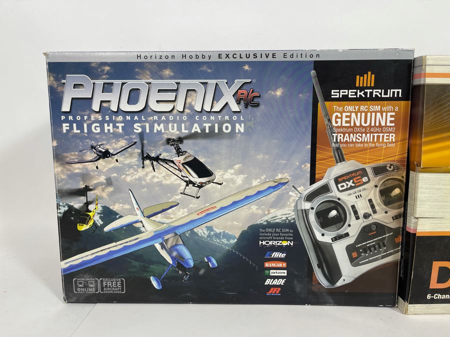 Spektrum DX6i 6-Channel 2.4GHz Aircraft Transmitter And Phoeni R/C Professional Radio Control Flight Simulator [Photo 4]