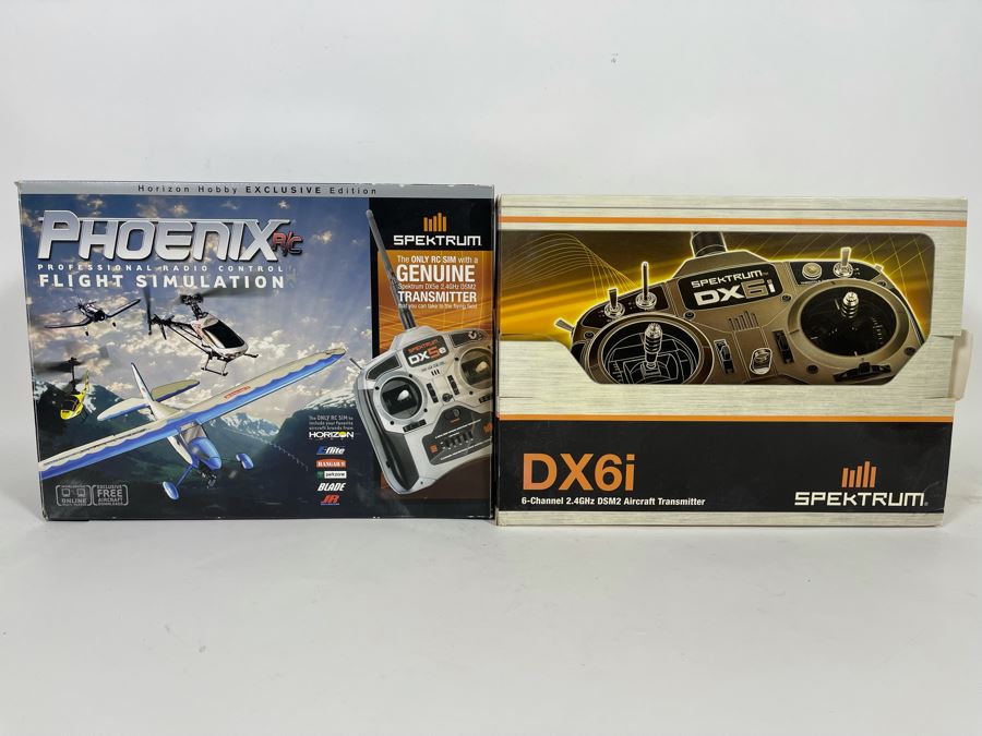 Spektrum DX6i 6Channel 2.4GHz Aircraft Transmitter And Phoeni R/C Professional Radio Control
