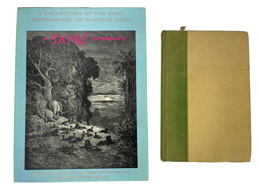 A Dore Treasury: A Collection Of The Best Engravings By Gustave Dore Book By James Stevens And The Adventures Of Baron Munchausen With Illustrations By Gustave Dore Book