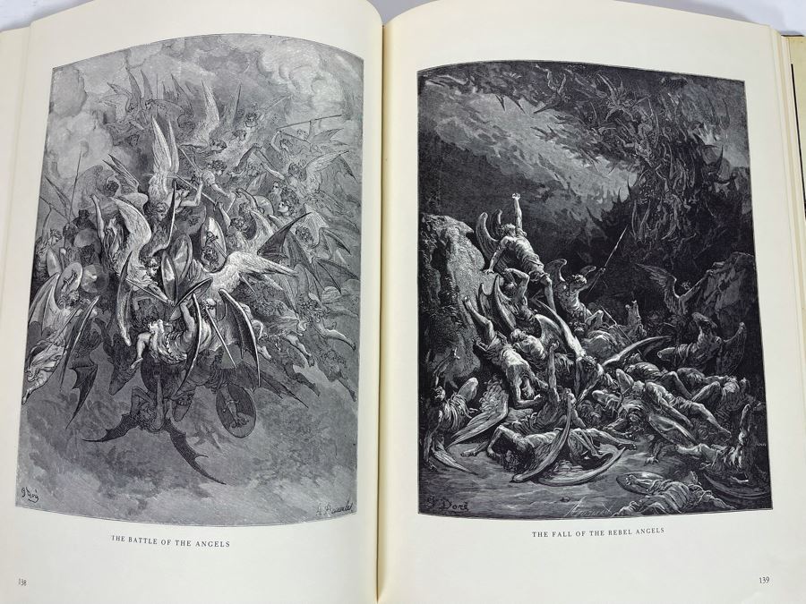 A Dore Treasury: A Collection Of The Best Engravings By Gustave Dore Book By James Stevens And The Adventures Of Baron Munchausen With Illustrations By Gustave Dore Book [Photo 10]