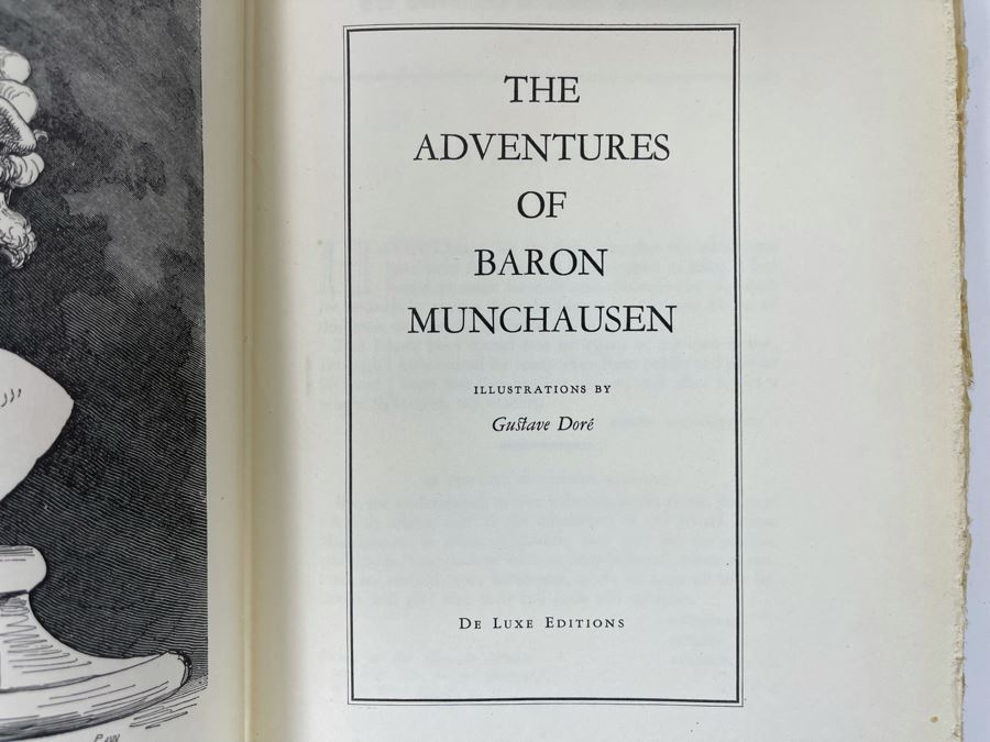 A Dore Treasury: A Collection Of The Best Engravings By Gustave Dore Book By James Stevens And The Adventures Of Baron Munchausen With Illustrations By Gustave Dore Book [Photo 12]