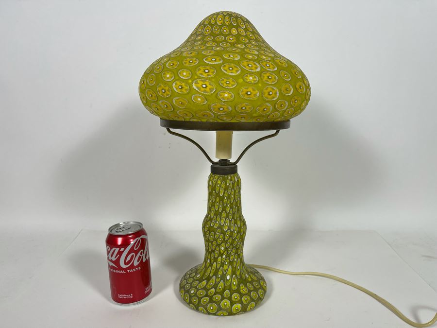 Vintage Italian Murano Glass Table Lamp GF Fornasa De Muran A L'Insegna el Moreto 18H [Photo 12]