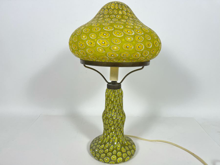 Vintage Italian Murano Glass Table Lamp GF Fornasa De Muran A L'Insegna el Moreto 18H [Photo 10]