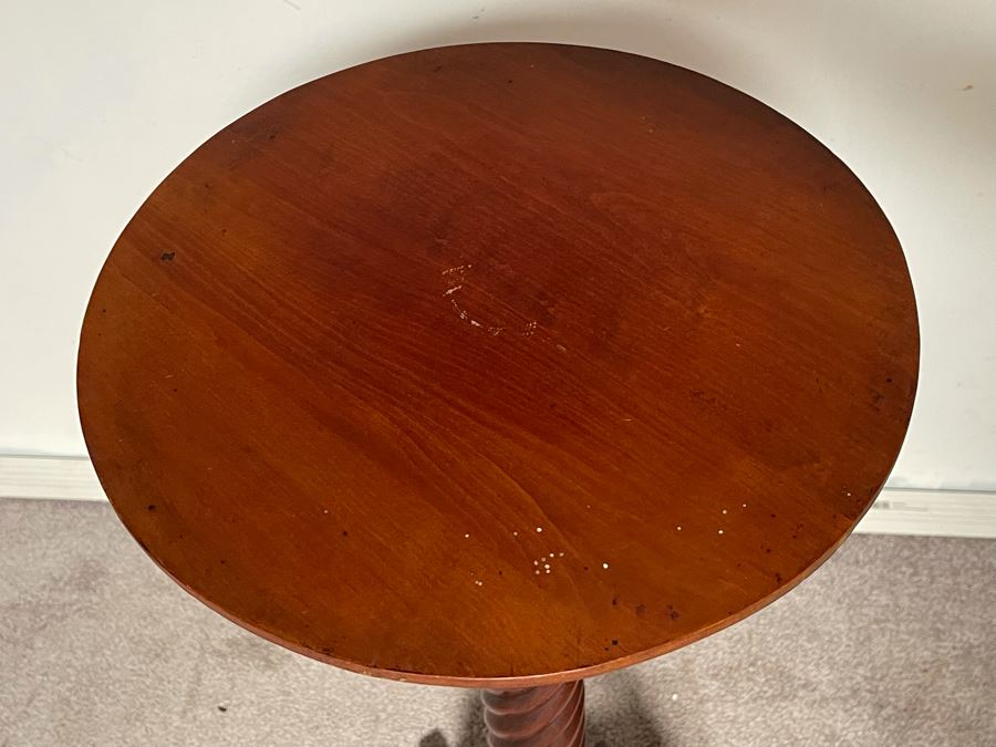 Antique Wooden Barley Twist Fern Stand 34H [Photo 5]