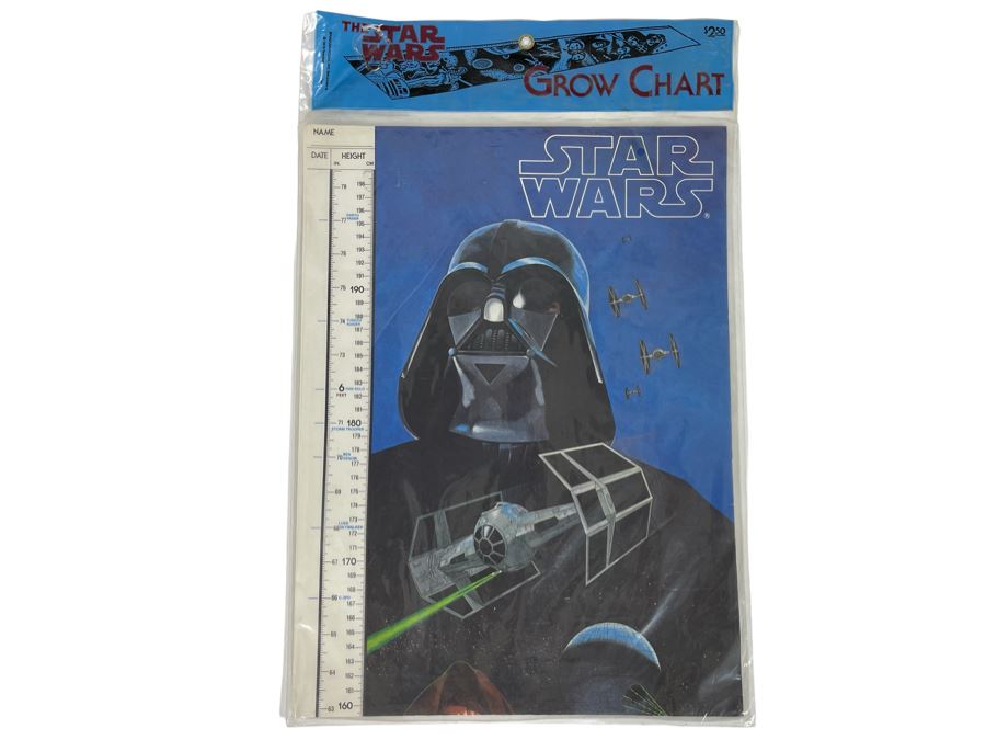 New Old Stock 1978 Star Wars Growth Chart