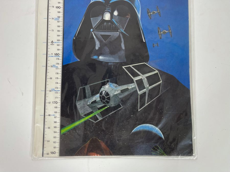 New Old Stock 1978 Star Wars Growth Chart [Photo 4]
