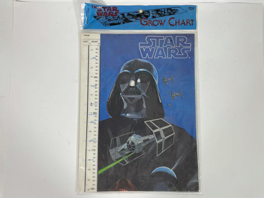 New Old Stock 1978 Star Wars Growth Chart [Photo 2]