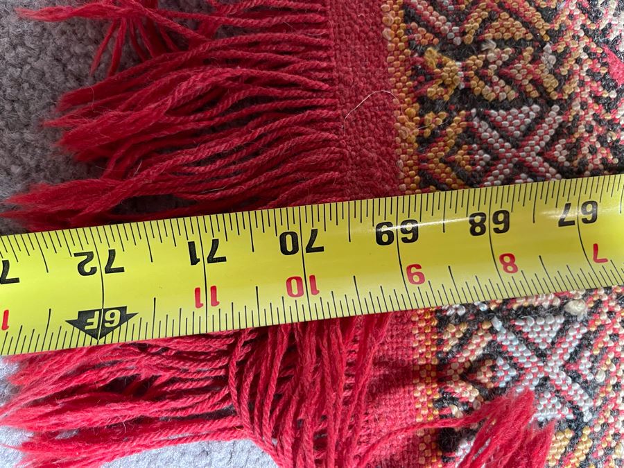 Antique Area Rug From Morocco 69 X 42 [Photo 7]