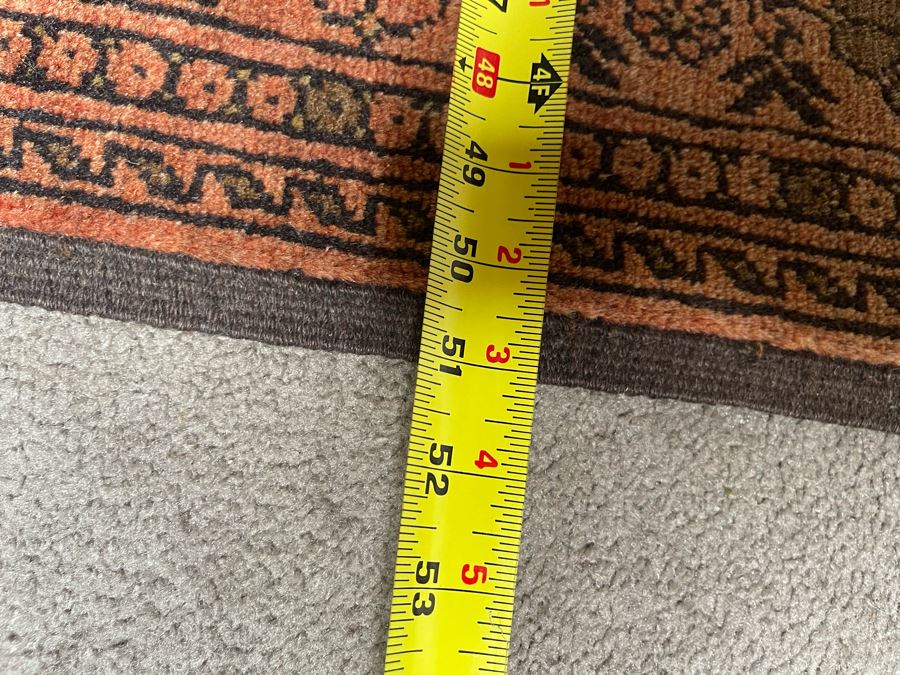 Vintage Hand-Knotted Camel Hair Area Rug From Kazakhstan 79 X 51 [Photo 10]