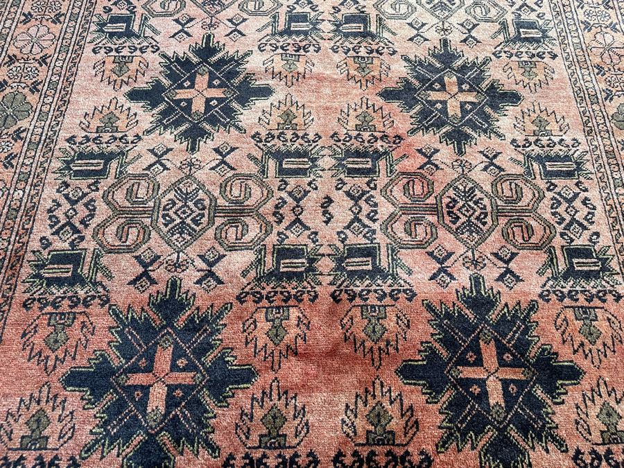 Vintage Hand-Knotted Camel Hair Area Rug From Kazakhstan 79 X 51 [Photo 5]