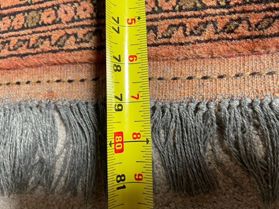 Vintage Hand-Knotted Camel Hair Area Rug From Kazakhstan 79 X 51 [Photo 9]