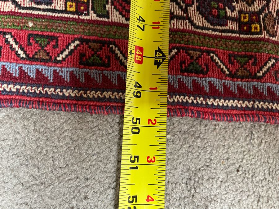 Vintage Hand-Knotted Wool Area Rug From Istanbul, Turkey 71 X 49.5 [Photo 11]