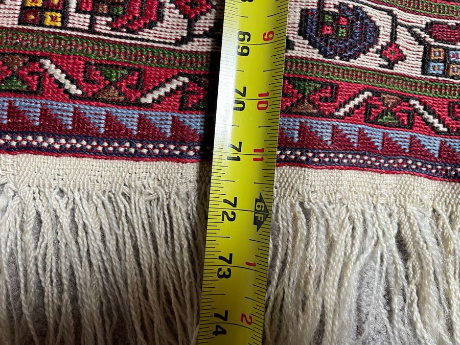 Vintage Hand-Knotted Wool Area Rug From Istanbul, Turkey 71 X 49.5 [Photo 10]