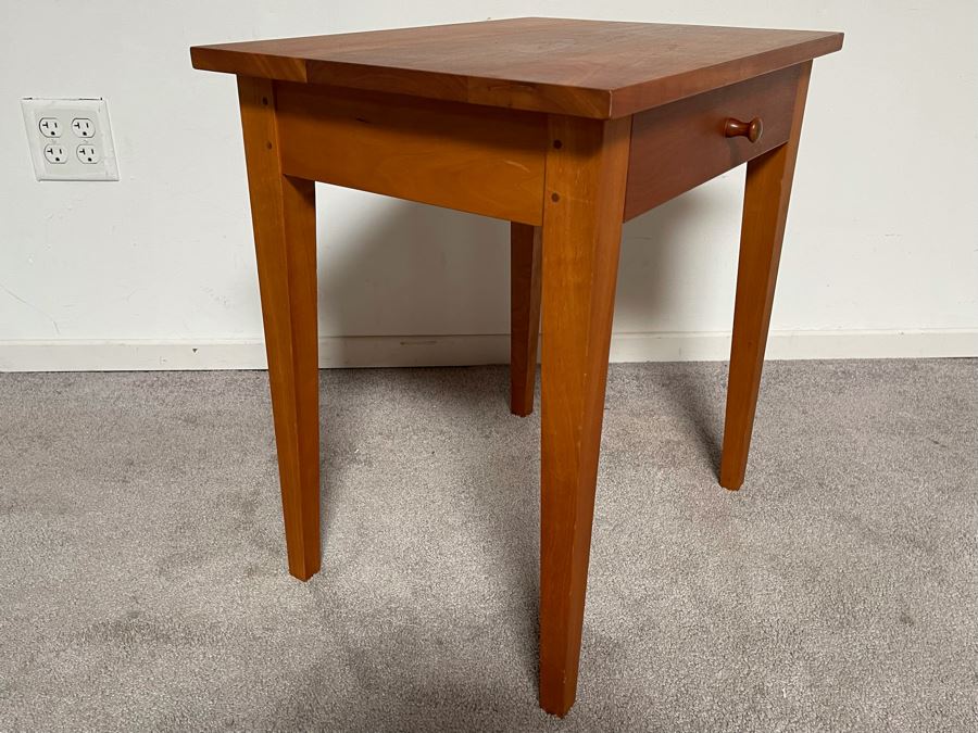 Kinion Furniture Craftsman Handmade Side Table With Drawer McMinnville, Oregon 22W X 16D X 23H [Photo 6]