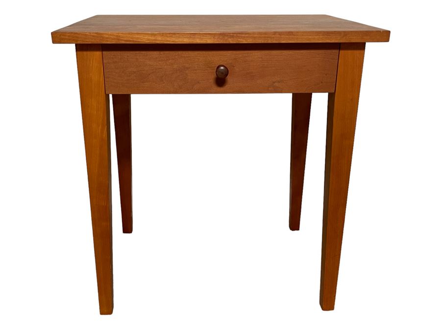 Kinion Furniture Craftsman Handmade Side Table With Drawer McMinnville, Oregon 22W X 16D X 23H