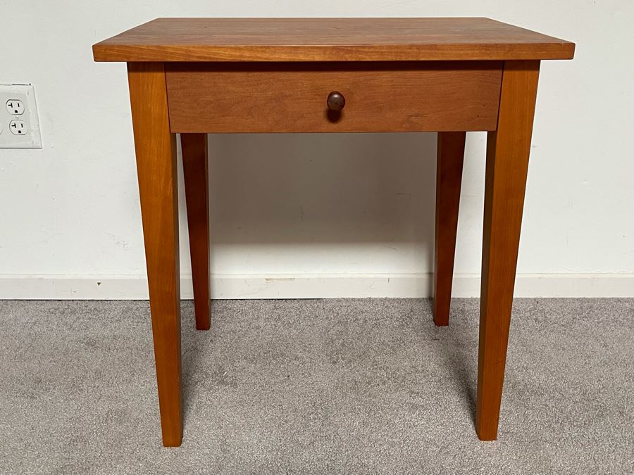 Kinion Furniture Craftsman Handmade Side Table With Drawer McMinnville, Oregon 22W X 16D X 23H [Photo 2]