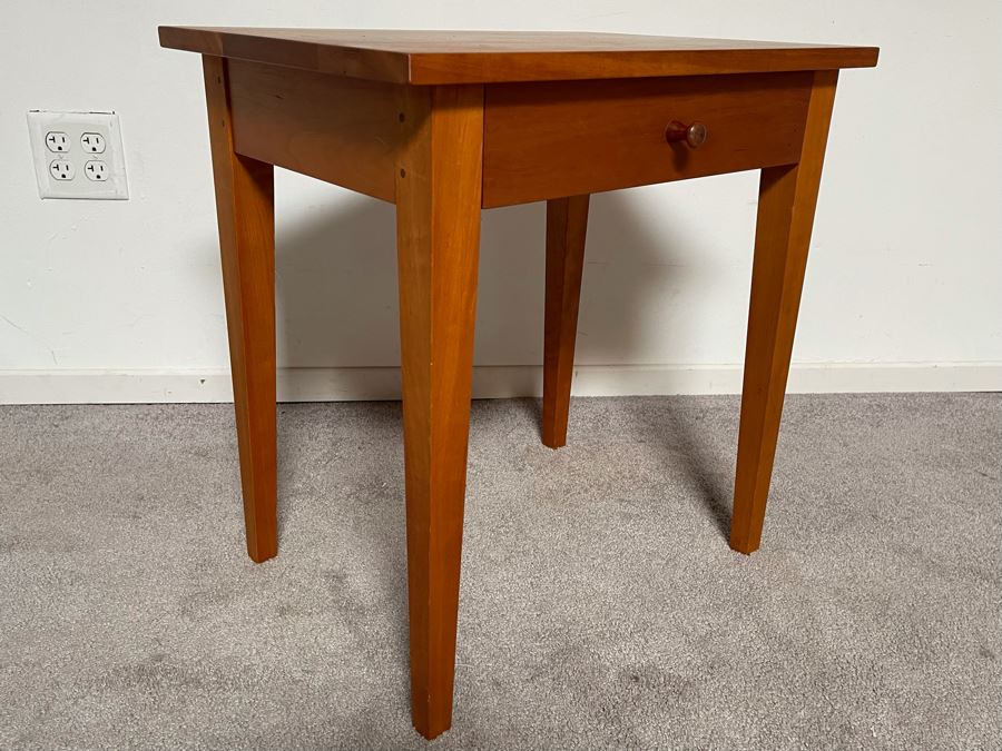 Kinion Furniture Craftsman Handmade Side Table With Drawer McMinnville, Oregon 22W X 16D X 23H [Photo 4]
