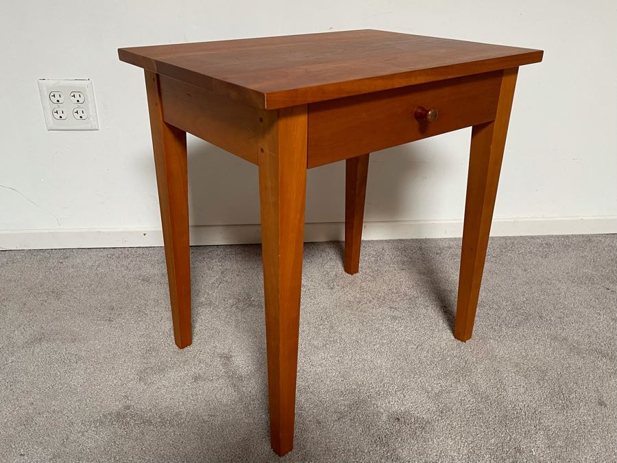 Kinion Furniture Craftsman Handmade Side Table With Drawer McMinnville, Oregon 22W X 16D X 23H [Photo 5]
