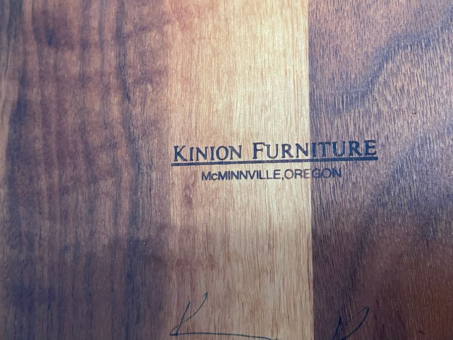 Kinion Furniture Signed Craftsman Handmade Rocking Chair McMinnville, Oregon - See Photos [Photo 15]